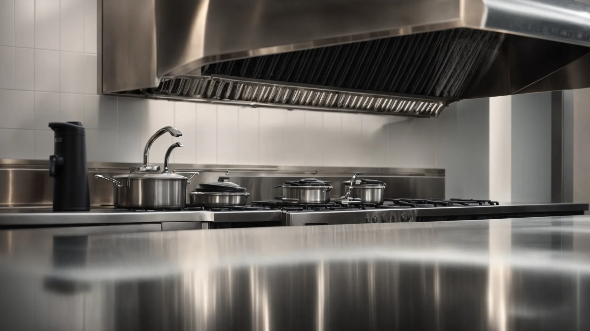 a kitchen hood transitions from grimy to gleaming under the skilled hands of professional cleaners.